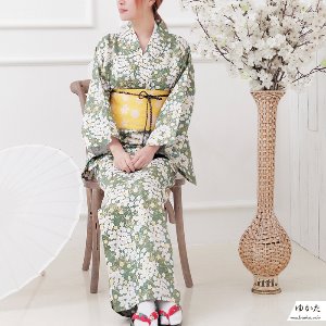 올리브 하나우미 유카타 4set [일본 전통 의상 여성 사쿠라 기모노]