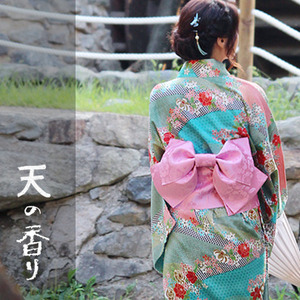 소라노카오리 유카타 4set [일본 전통의상 여성 기모노 패턴]